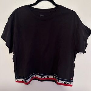Black Levi’s shirt